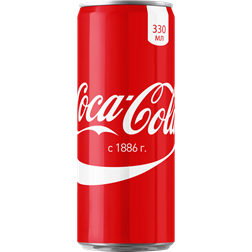 Напиток б/а COCA-COLA сильногаз. ж/б (Россия) 0.33L