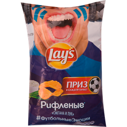 Чипсы LAY'S Сметана Лук (Россия) 150г