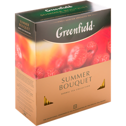 Чай травяной GREENFIELD Summer Bouquet к/уп (Россия) 100пак