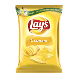 Чипсы LAY'S с солью (Россия) 150г