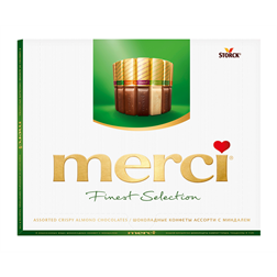 Конфеты MERCI Миндаль (Германия) 250г