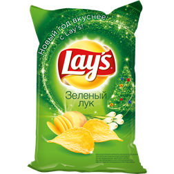 Чипсы LAY'S Молодой зеленый лук (Россия) 150г