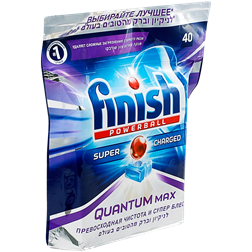 Средство д/ПММ FINISH Quantum Powerball Shine&Protect таблетки (Польша) 40шт