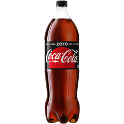 Напиток б/а COCA-COLA без сахара газ. ПЭТ (Россия) 1.5L