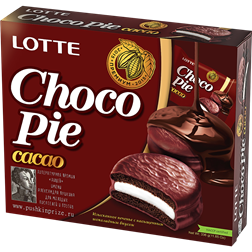 Пирожное LOTTE Choco pie cacao (Россия) 336г