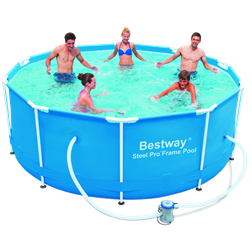 Бассейн BESTWAY карк 305х100см 6148л с фильтром Арт. 56334 (Китай)