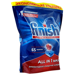 Средство д/ПММ FINISH All in 1 Lemon табл (Польша) 65шт