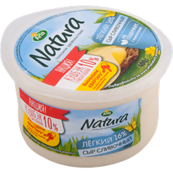Сыр ARLA NATURA Сливочный легкий 30% (Россия) 400г