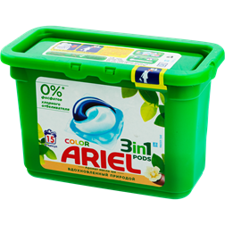 Капсулы д/стирки ARIEL Авт Liquid Capsules Масло Ши (Франция) 27гX15