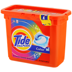 Средство д/стирки TIDE Color в растворимых капсулах (Франция) 594г