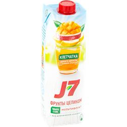 Сок J7 Мультифруктовый с мякотью т/пак (Россия) 0.97L
